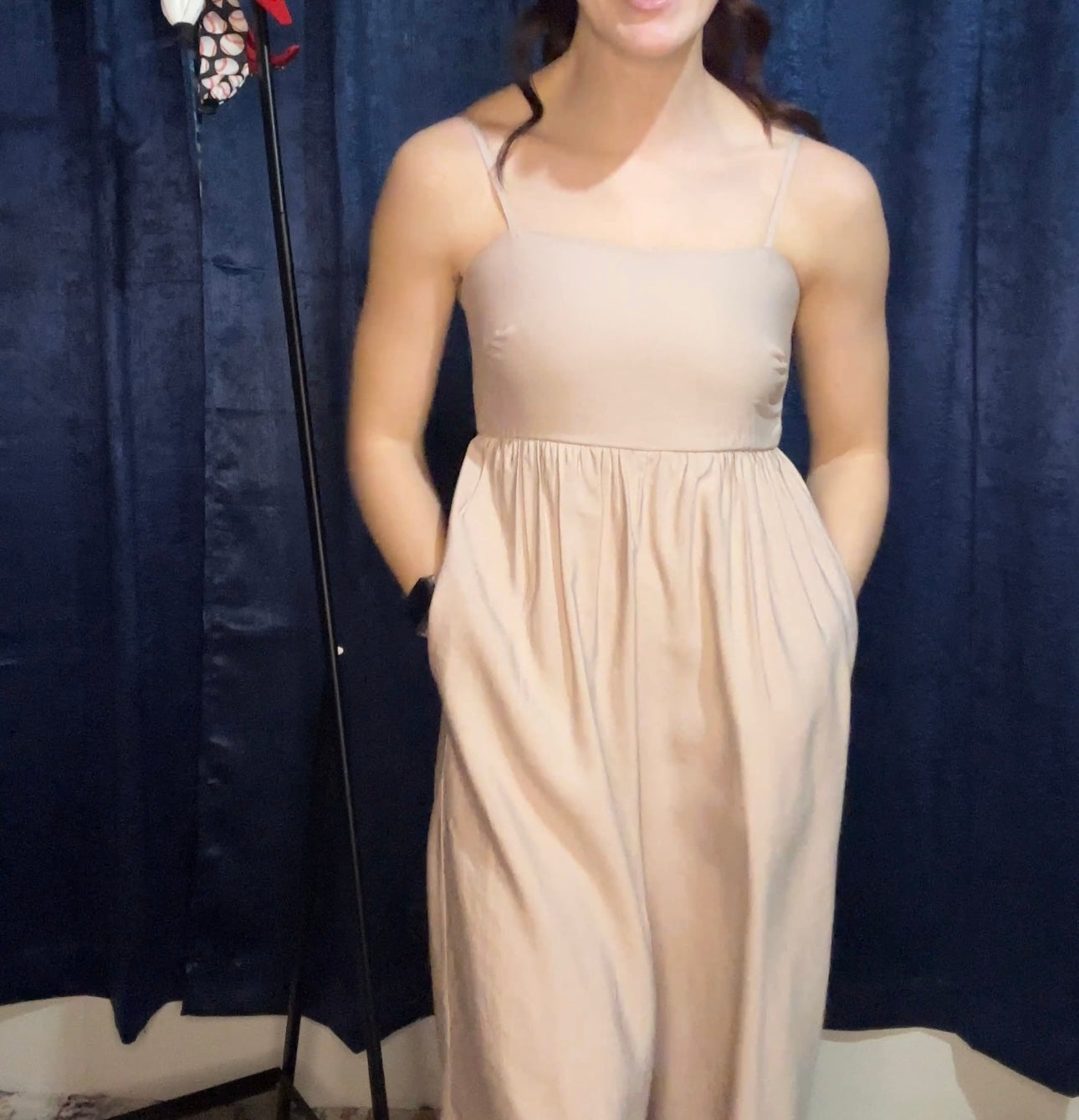 Too Cute Tie-Back Jumpsuit