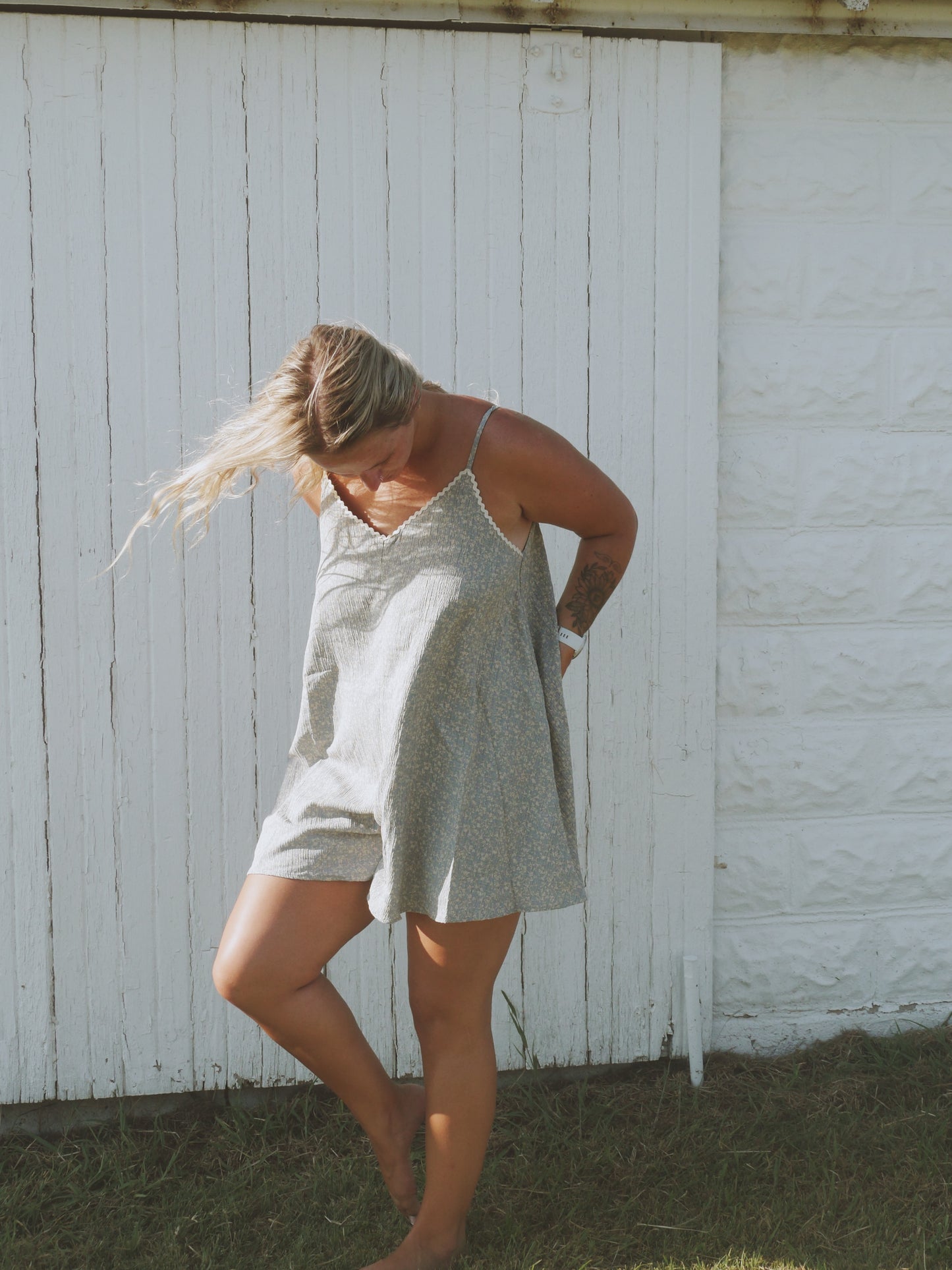 Seaside Whisper Romper