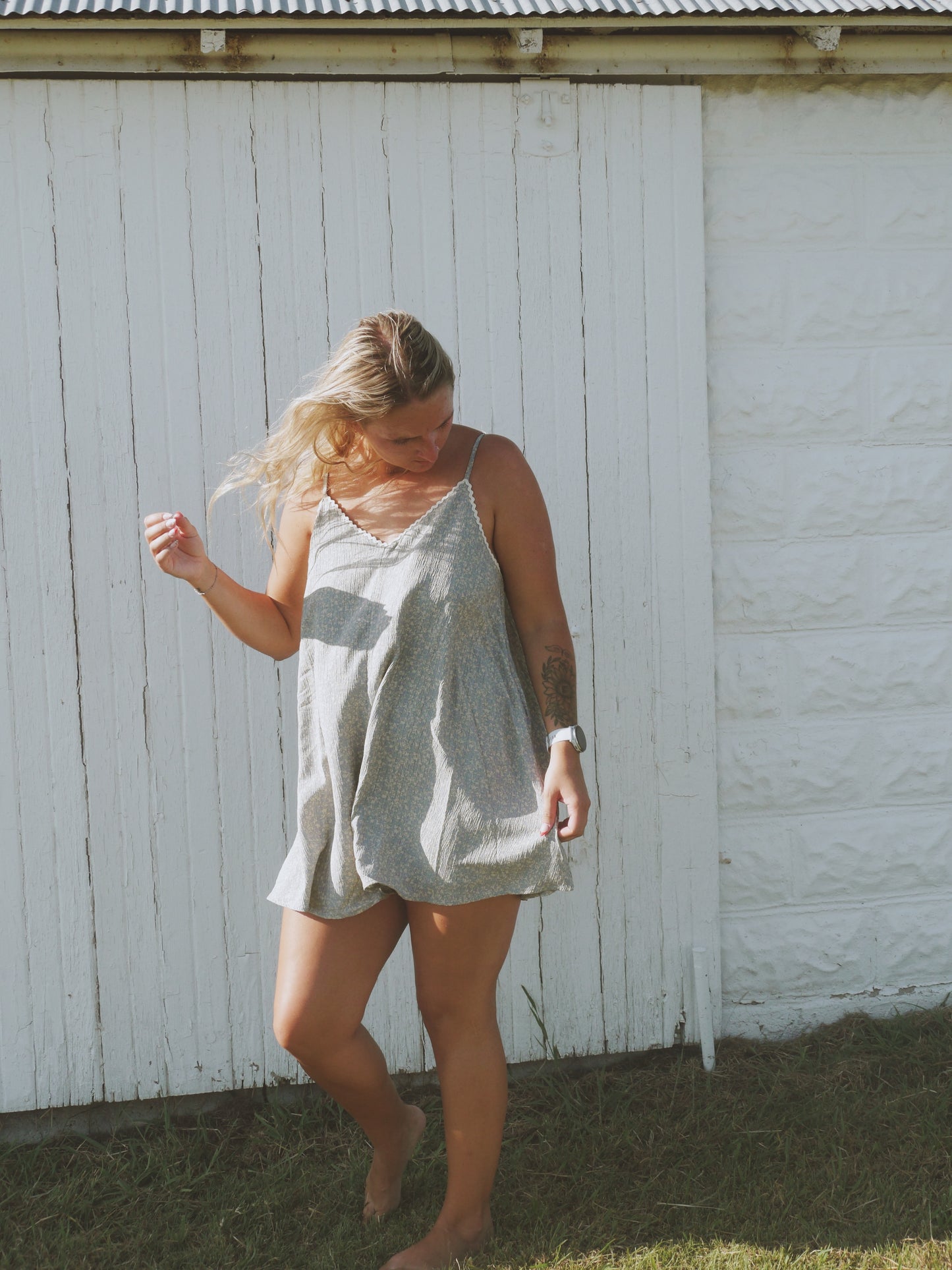 Seaside Whisper Romper