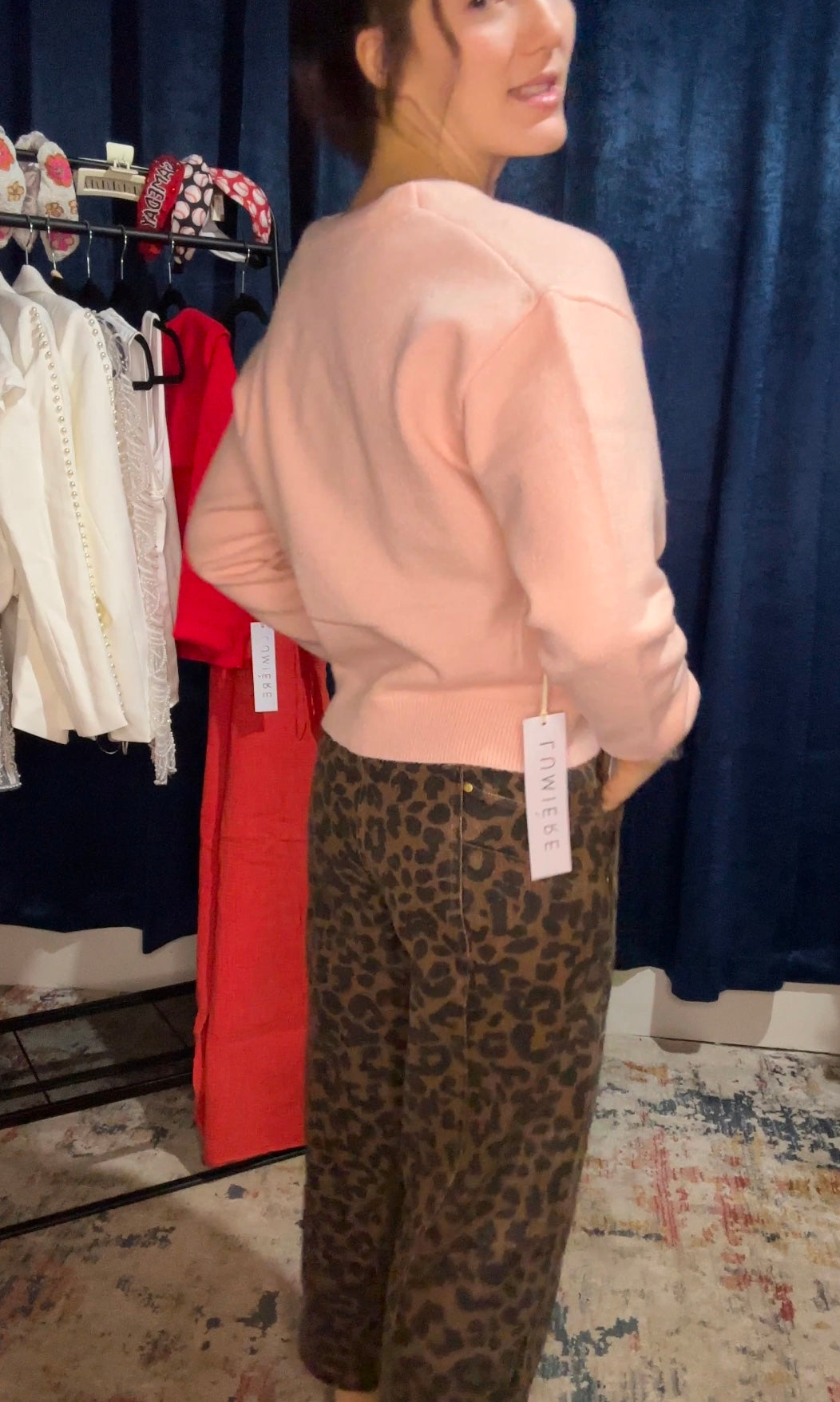 Blush Belle Bow Sweater
