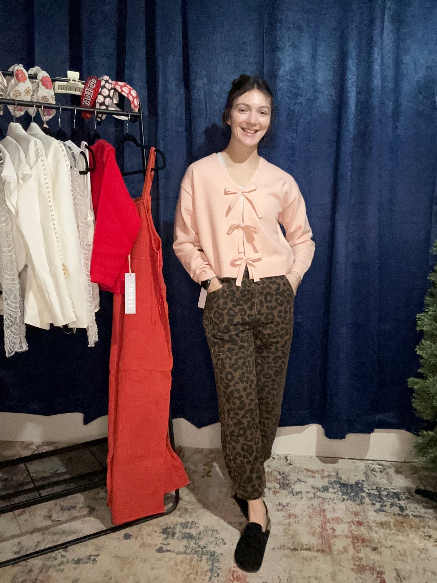 Blush Belle Bow Sweater