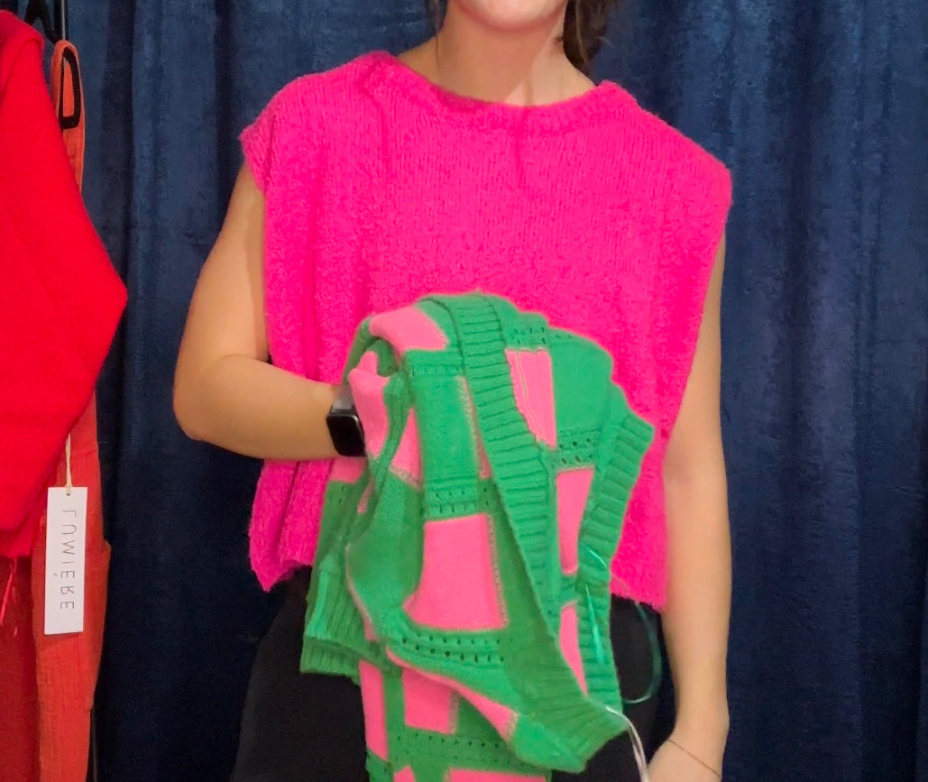 Barbie Sleeveless Sweater Vest