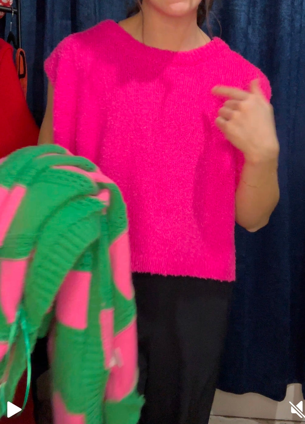 Barbie Sleeveless Sweater Vest
