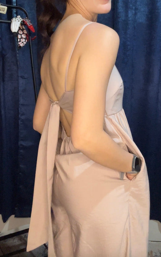 Too Cute Tie-Back Jumpsuit