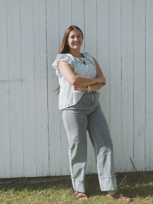 Wheatland Wide Leg Jean