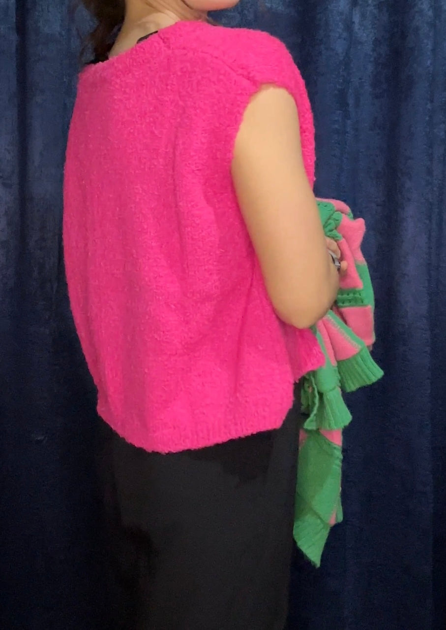 Barbie Sleeveless Sweater Vest