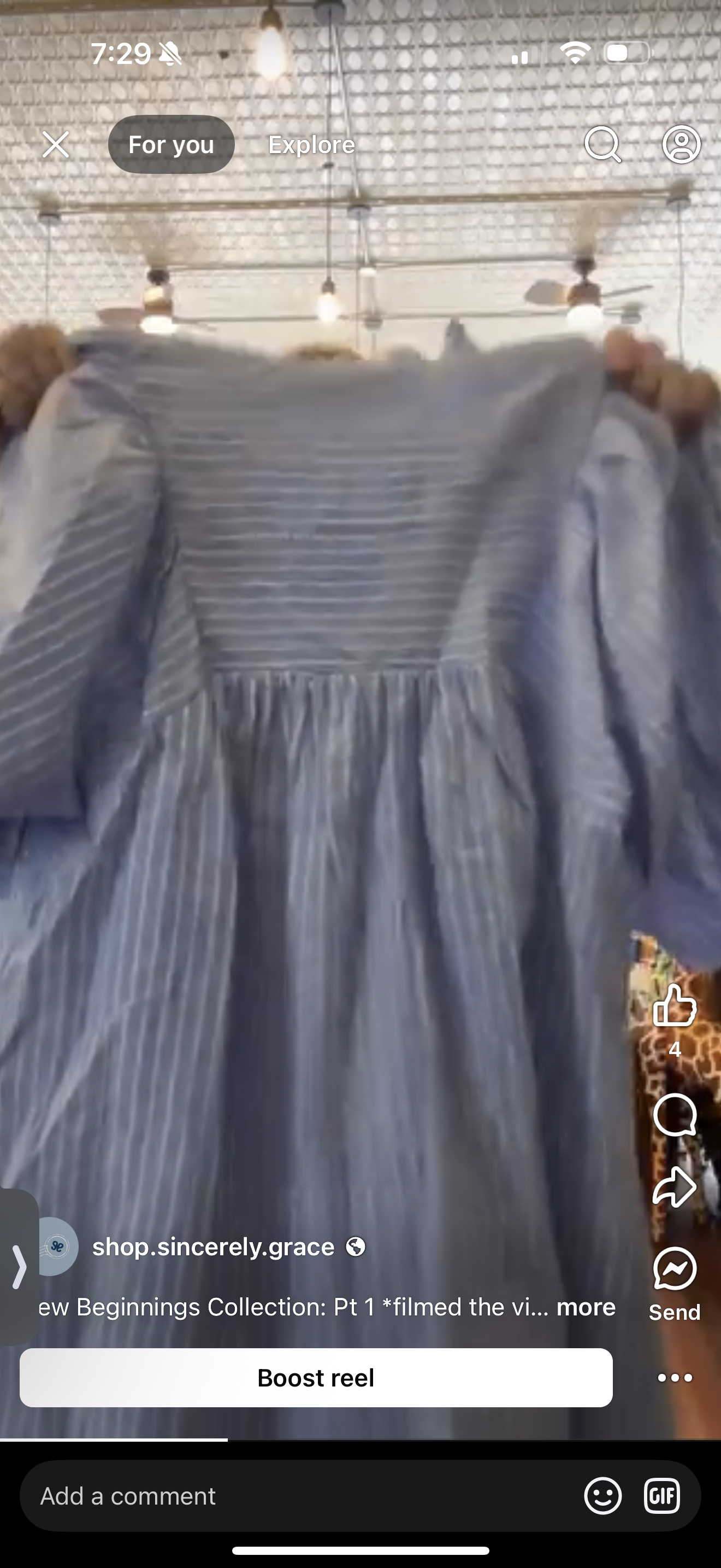 Skyline Stripe Dress