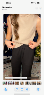 Scuba Turtleneck Top - Sleeveless